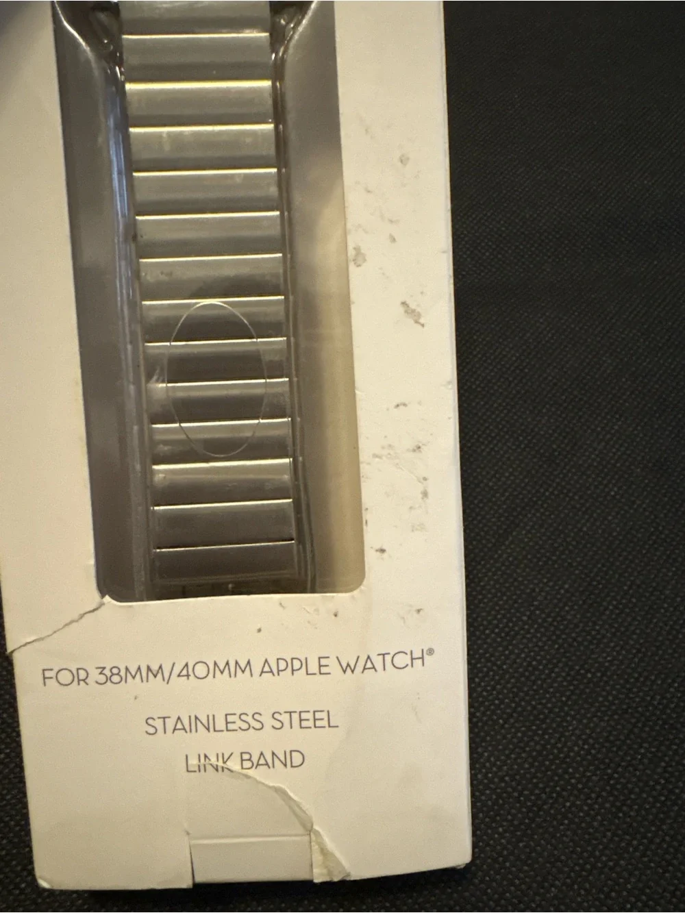 Stainless Steel Link Band for 38mm/40mm Apple Watch - Silver